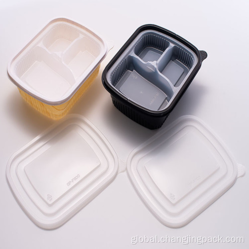 Bento Plastic Container Ever Green Food Grade Container Disposable Microwave Bowl Manufactory